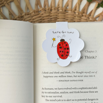 Whimsy Ladybug – Magnetic Bookmark