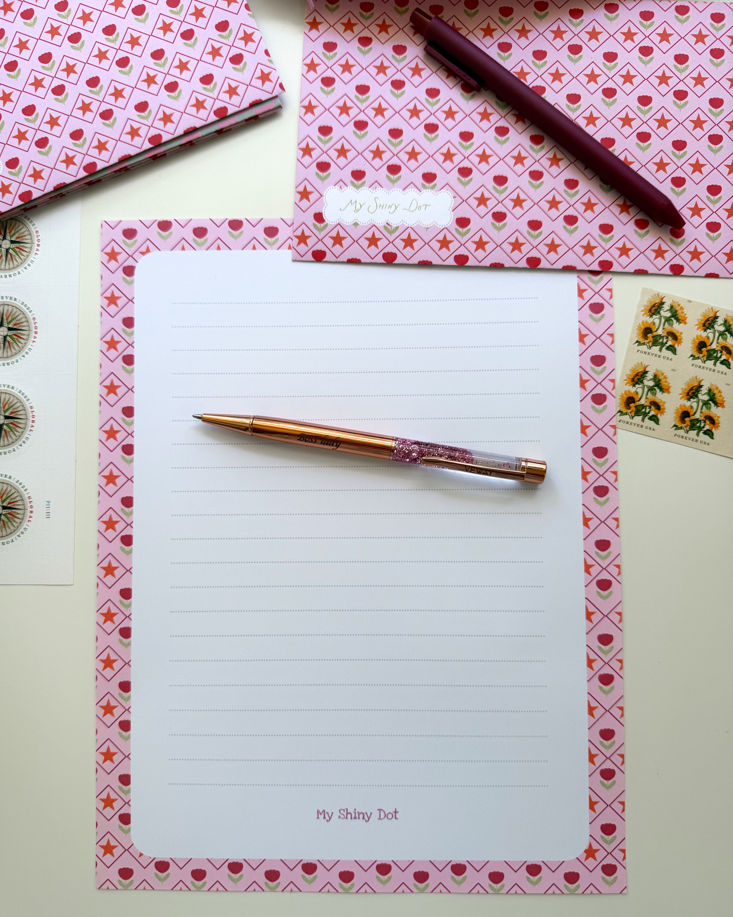 Hand-Illustrated Letter Writing Set — Sparkles & Daydream Collection