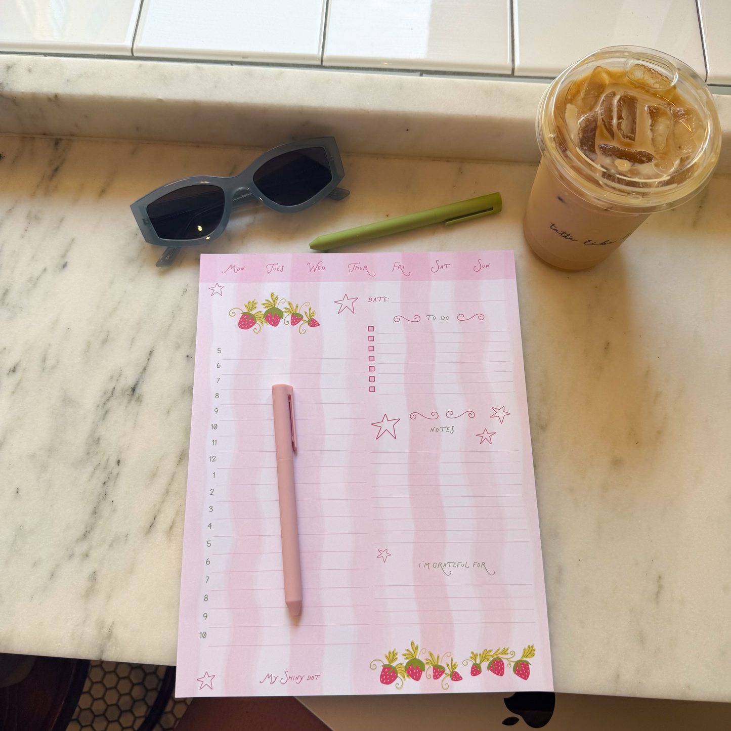 Strawberries Weekly Planner