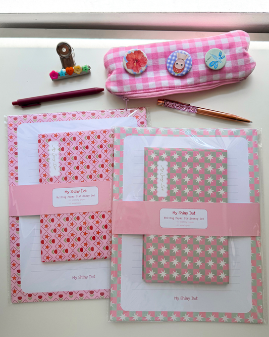 Hand-Illustrated Letter Writing Set — Sparkles & Daydream Collection